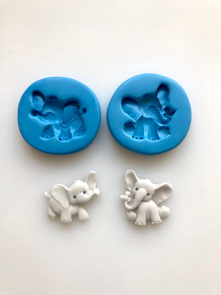 Elephants - Nursery Set of 2