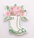 Floral Wellington Boots - Stamp N Cut by SweetStamp