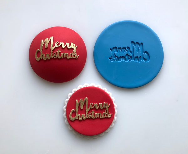 Embossing Mat - Merry Christmas